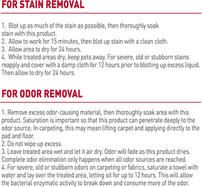 HOTNature’s Miracle Stain and Odor Remover Dog, 32 Ounces, Everyday Mess Enzymatic Odor Control Formula