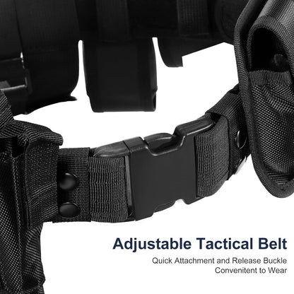 HOTPolice Security Duty Belts Correctional Officers Ultility Cop Costume Belt Law Enforcement for Women Men Hunting