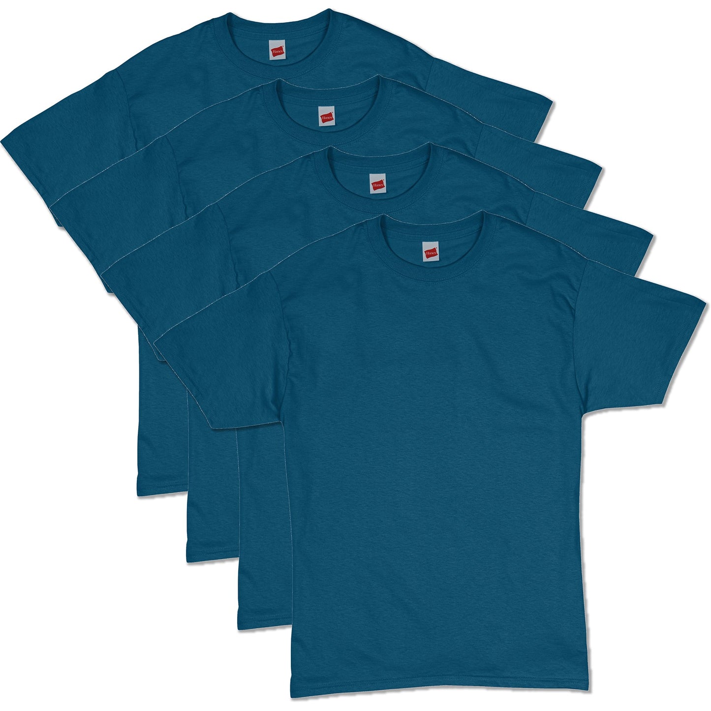 HOTHanes Men's T-Shirt Pack - 4 or 6 Pack - Essential-T Crewneck Cotton T-Shirts - Everyday Men's Clothing - Big & Tall