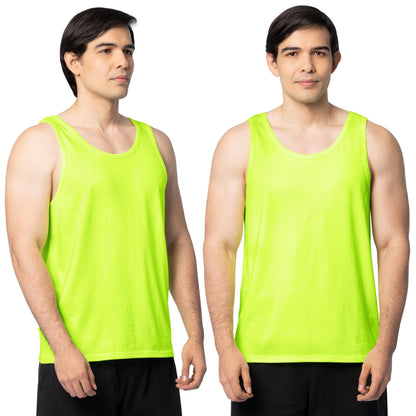 HOTFruit of the Loom Men's Eversoft Cotton Sleeveless T Shirts, Breathable & Moisture Wicking with Odor Control, Sizes S-4X