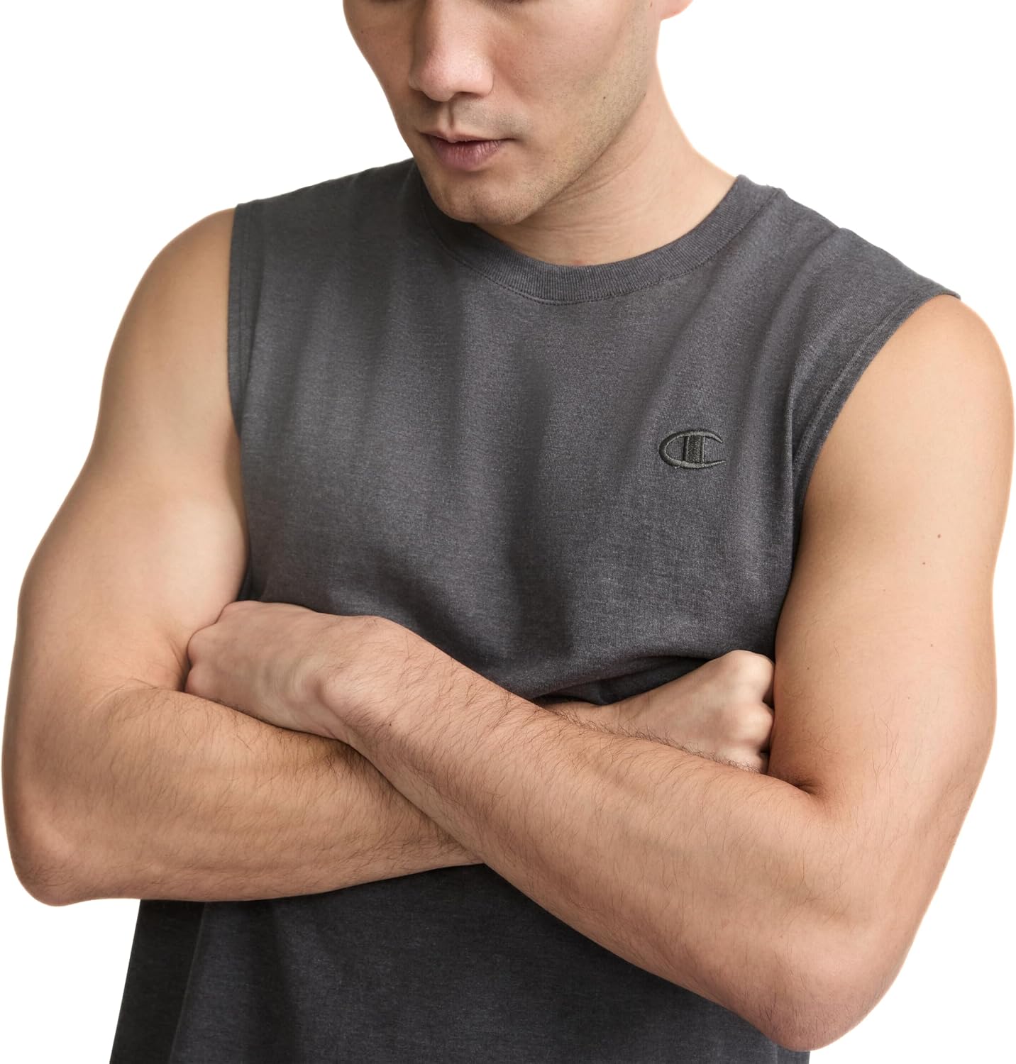 HOTChampion Men's Muscle Tank, Classic Graphic Muscle Tee, Sleeveless T-shirt for Men (Reg. Or Big & Tall)