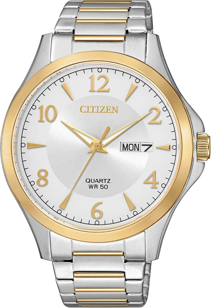 HOTCitizen Quartz Mens Watch, Stainless Steel