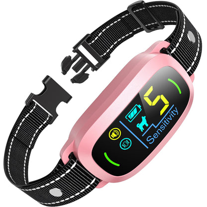 HOTFAFAFROG Dog Bark Collar, Rechargeable Smart Collar, Anti Barking Training Collar with 5 Adjustable Sensitivity Beep Vibration, Bark Collar for Large Medium Small Dogs (Black)