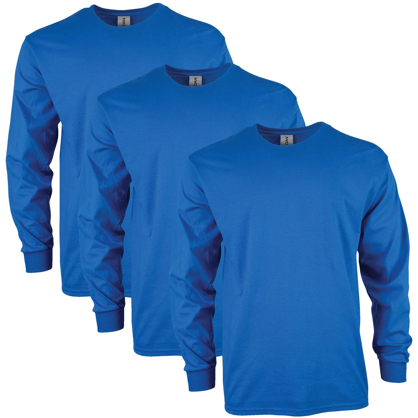 HOTGildan Adult Ultra Cotton Long Sleeve T-Shirt, Style G2400, Multipack