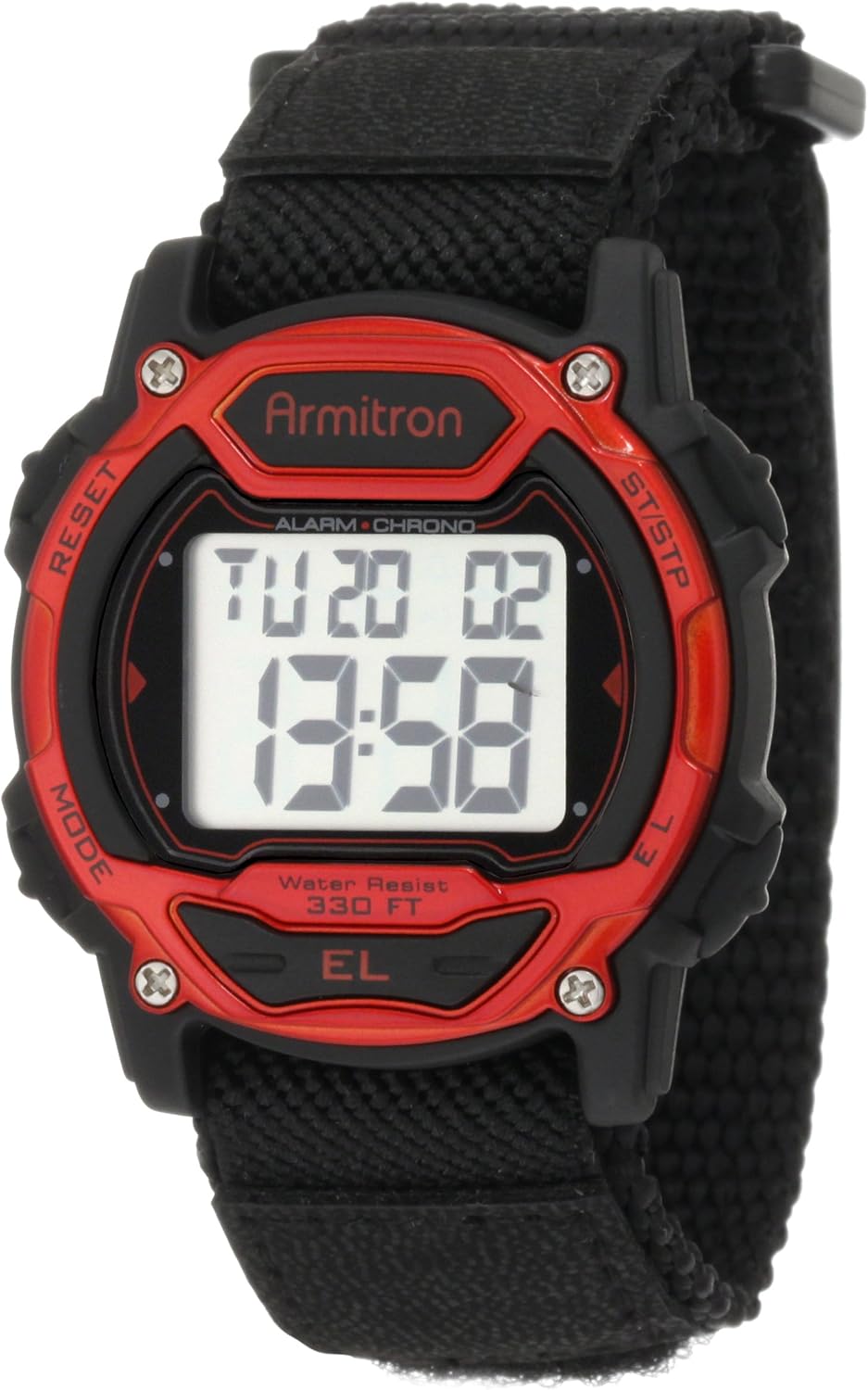 HOTArmitron Sport Unisex Digital Chronograph Nylon Strap Watch, 45-7004