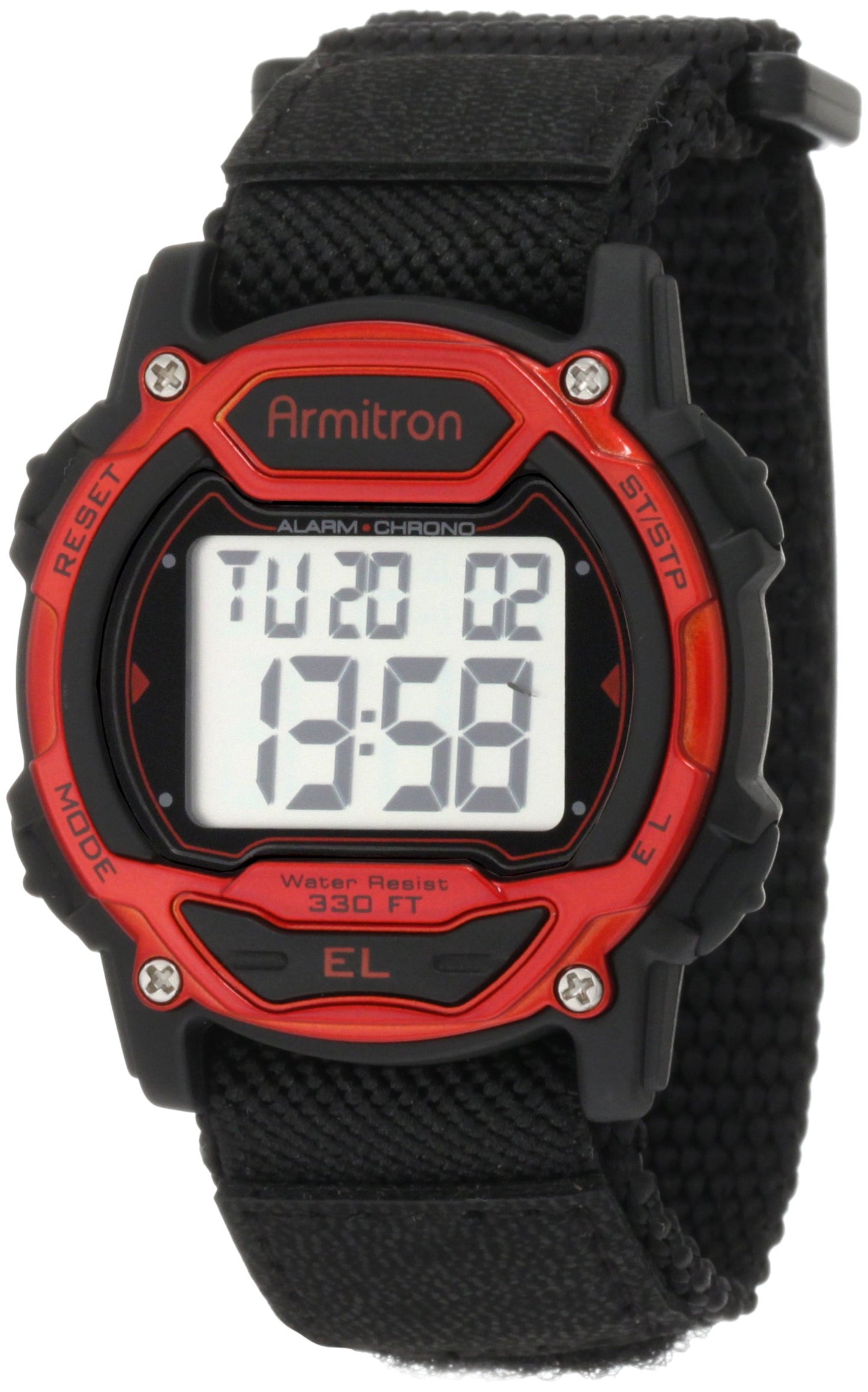 HOTArmitron Sport Unisex Digital Chronograph Nylon Strap Watch, 45-7004