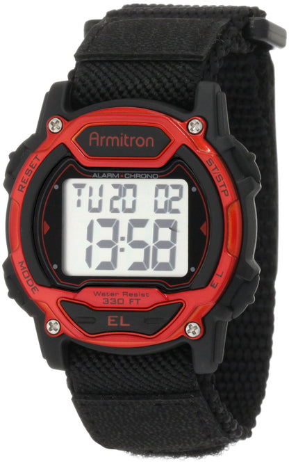 HOTArmitron Sport Unisex Digital Chronograph Nylon Strap Watch, 45-7004