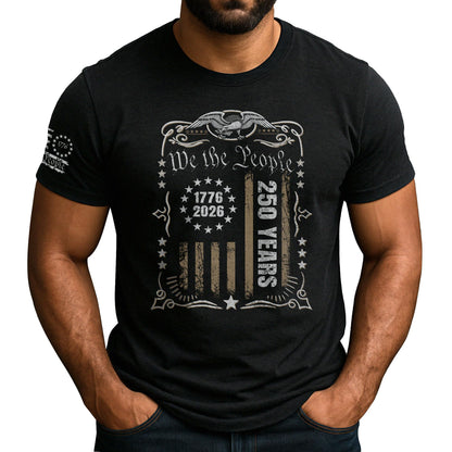 HOTAmerican 250th Anniversary Shirts, Mens Patriotic Shirts | Celebrate 250 years of history with these patriotic shirts, featuring vintage designs and soft, comfortable fabric