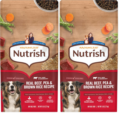 HOTNutrish Dry Dog Food, Beef, Pea & Brown Rice, 40 lb. Bag (Rachael Ray)