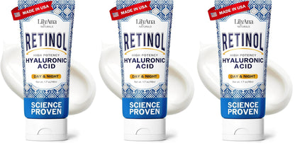 HOTLilyAna Naturals Anti Aging Retinol Face Cream for Women – Wrinkle & Neck Cream for Firming, Retinol Moisturizer for Face with Hyaluronic Acid, Hydrating Night Cream for Fine Lines, Collagen Boost
