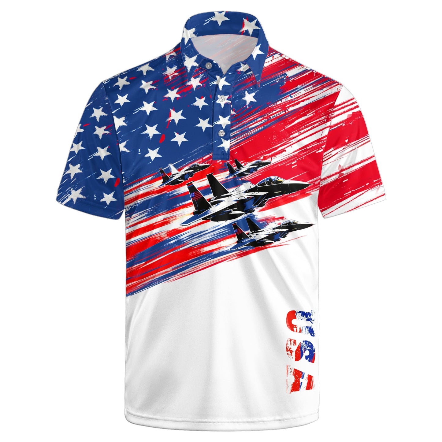 HOTGolf Polo Shirts for Men Funny Print Quick Dry Short Sleeve Performance Golf Shirts Moisture Wicking Polo Shirts