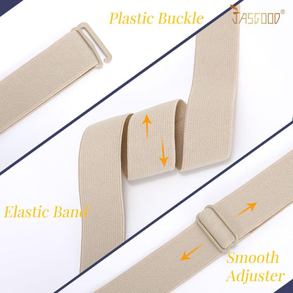 HOTJASGOOD Crop Top Tuck Waist Band Adjustable Band Tucking Sweaters Shirts Elastic Stretch Belts for Women Change Style of Tops