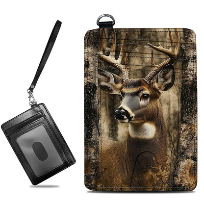HOTCute Credit Card Holder with Zipper, Crow Skull RFID-Blocking Card Case Small Wallet for Women Men, Multi-slot Card Organizer Case Travel Accordion Wallet