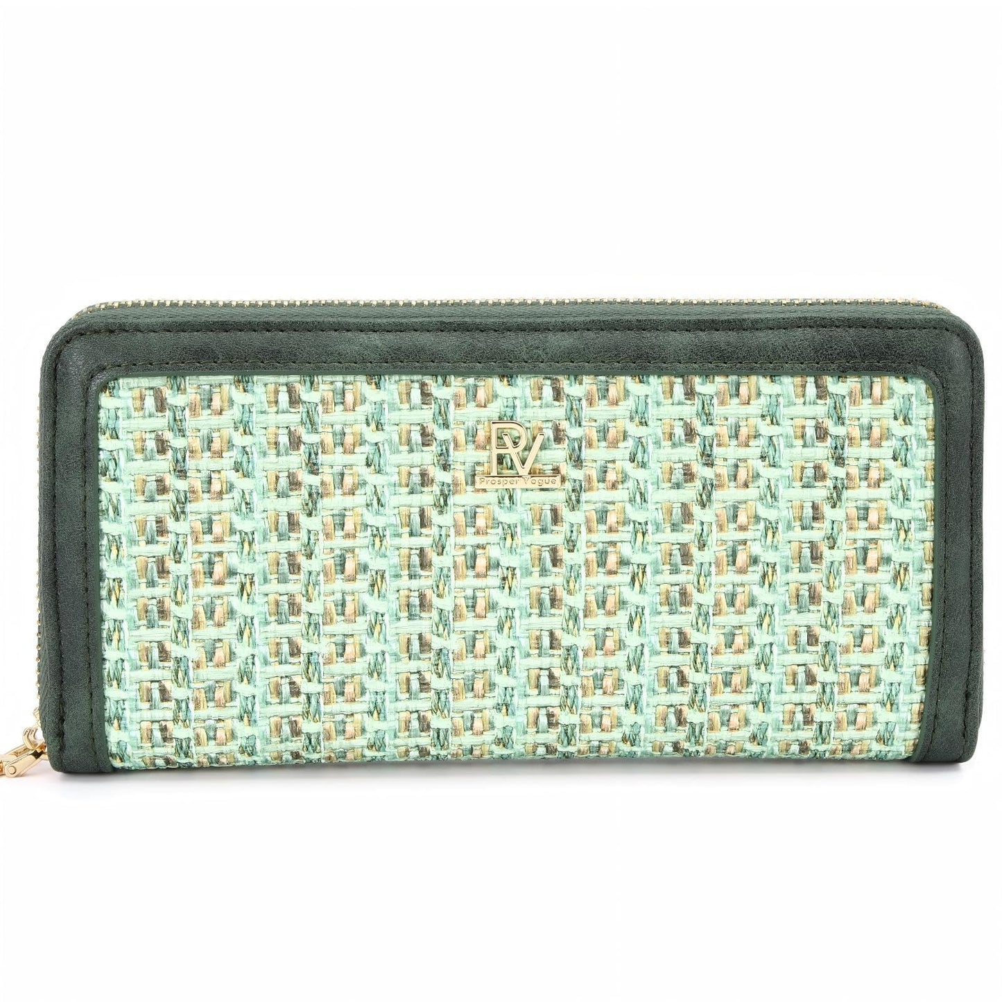 HOTClutch Wallet For Women, Leather RFID Blocking Wallet Women Large Capacity Credit Card Holder, Womens Billfolds and Wallets Gifts for Women Birthday, Ladies Wallet with Phone Holder, Zip Around