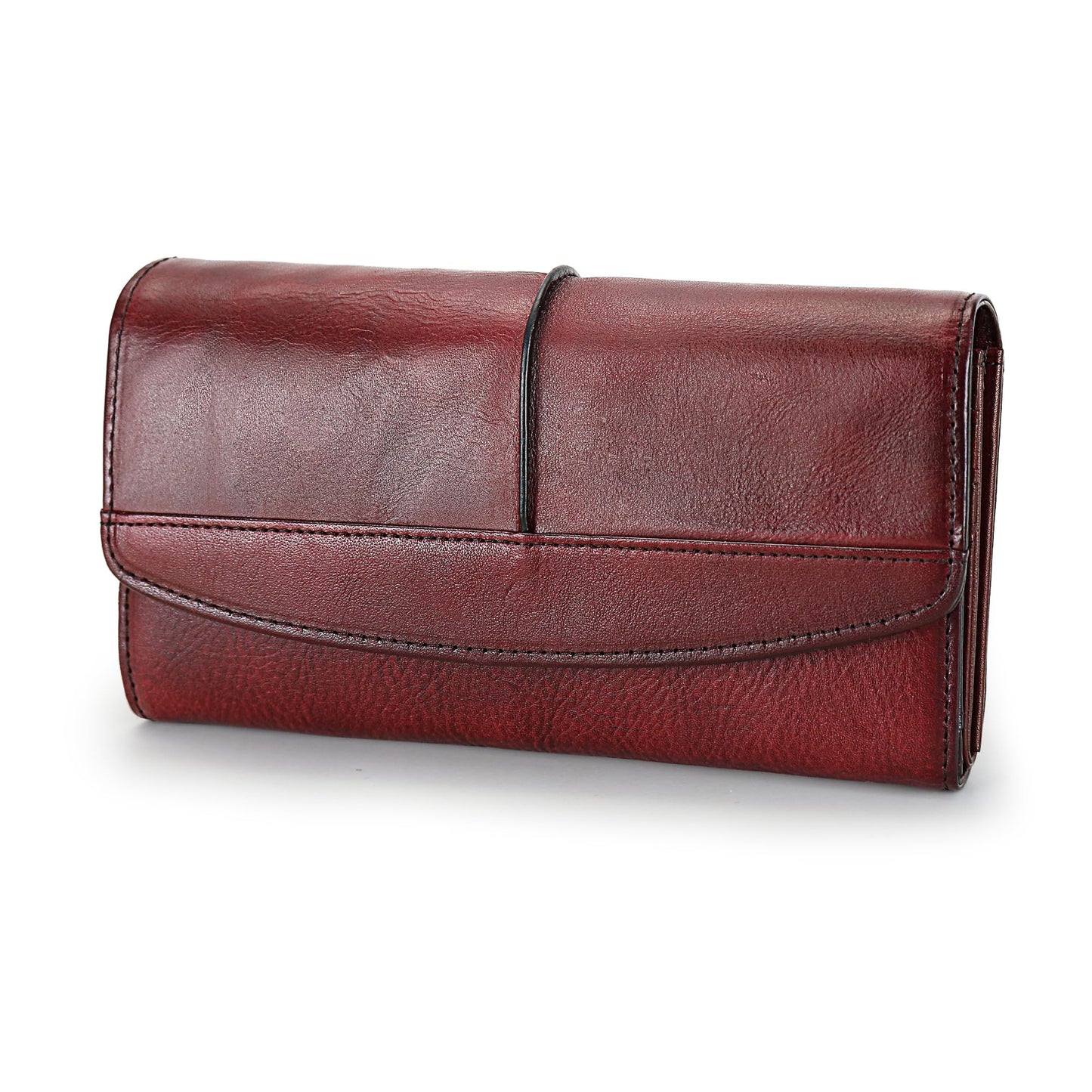HOTWallets for Women Large Capacity Leather Clutch Wallet Card Organizer Women's Purse