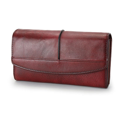HOTWallets for Women Large Capacity Leather Clutch Wallet Card Organizer Women's Purse