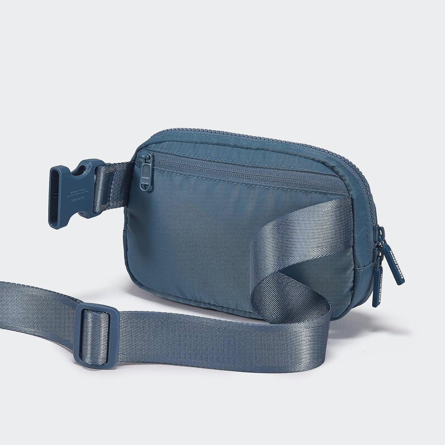 HOTPander Two Way Zipper Fanny Pack Nylon Everywhere Belt Bag for Women, Water Repellent Waist Packs, Crossbody Bags with Adjustable Strap (Indigo Blue).