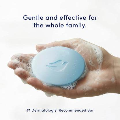 HOTDove Antibacterial Care Beauty Bar Soap 6 Count, Moisturizing Cleanser, 3.75 oz I Antibacterial beauty bar with ¼ moisturizing cream that removes 99% of bacteria while protecting skin from dryness