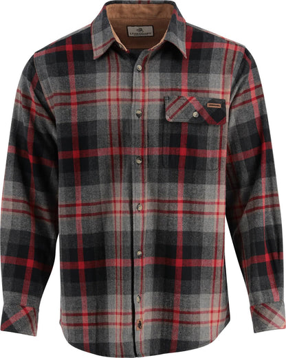 HOTLegendary Whitetails Mens Long Sleeve Button Down 100% Cotton Flannel Shirt