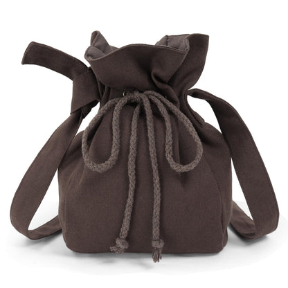HOTPROCOS Medieval Bag Canvas Renaissance Drawstring Shoulder Bag Coin Purse Costume Accessories for Festival LARP