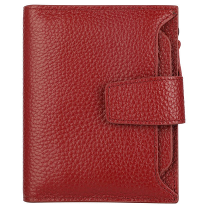 HOTLavemi Small Compact Women Wallet RFID Blocking Genuine Leather Bifold Purse with ID Windows
