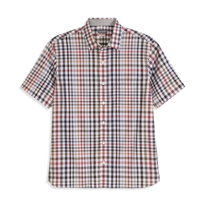 HOTVan Heusen Men's Big and Tall Wrinkle Free Short Sleeve Button Down Shirt, No-Tuck Length, Comfortable Stretch Fabric