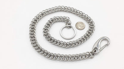 HOTStainless Steel Half Persian Chainmail Wallet Chain