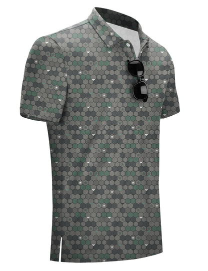 HOTPoriff Mens Polo Shirts Short Sleeve Golf Shirt Dry Fit Athletic T-Shirt Moisture Wicking Top (S-3XL)