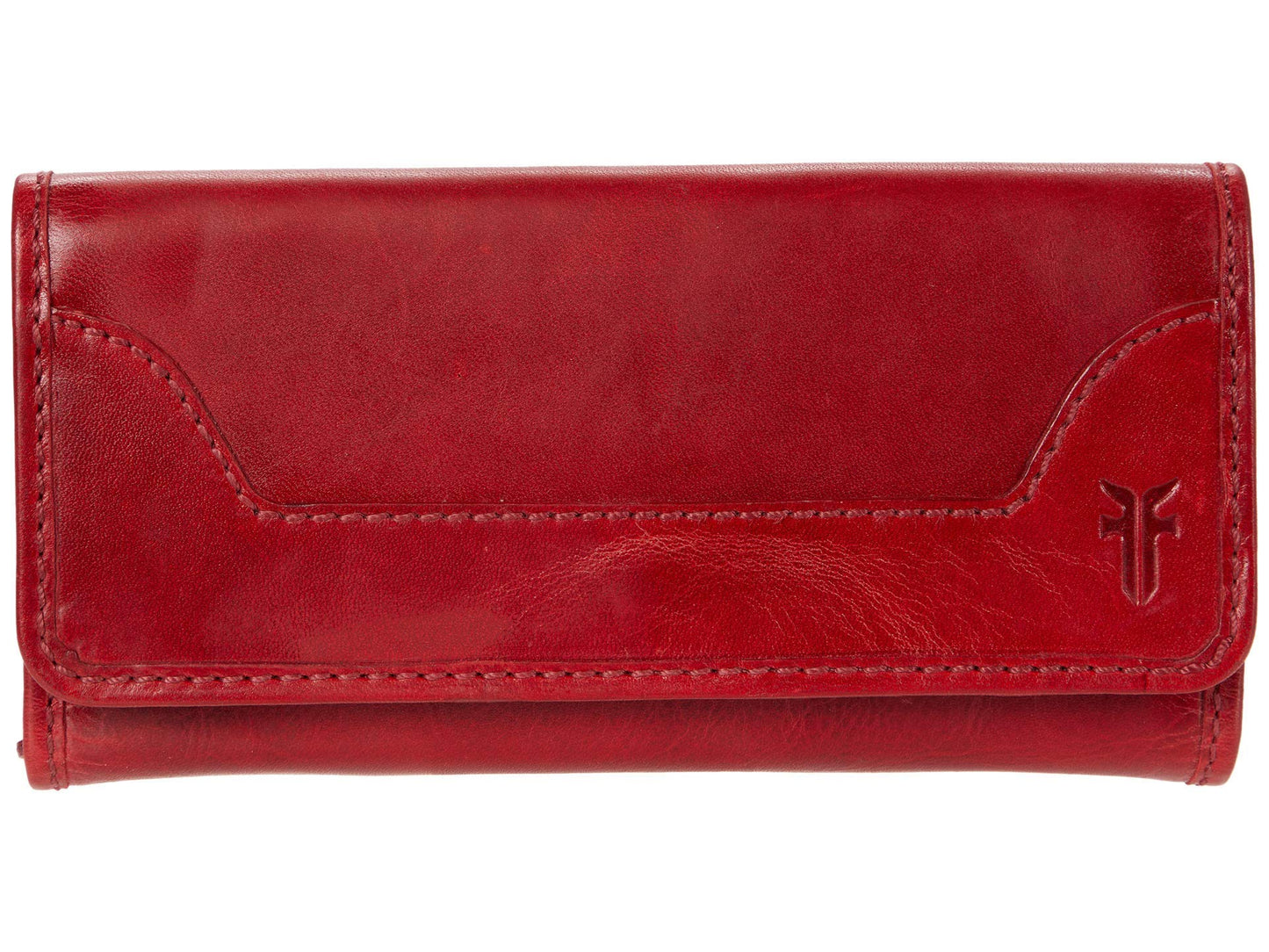 HOTFrye Melissa Wallet Cognac Antique Pull Up One Size