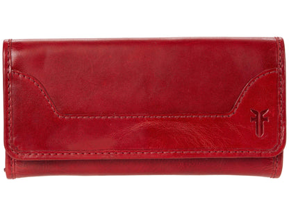 HOTFrye Melissa Wallet Cognac Antique Pull Up One Size