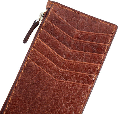 HOTPEGAI Minimalist Card Case & Zippered Wallet for Women | Isabel