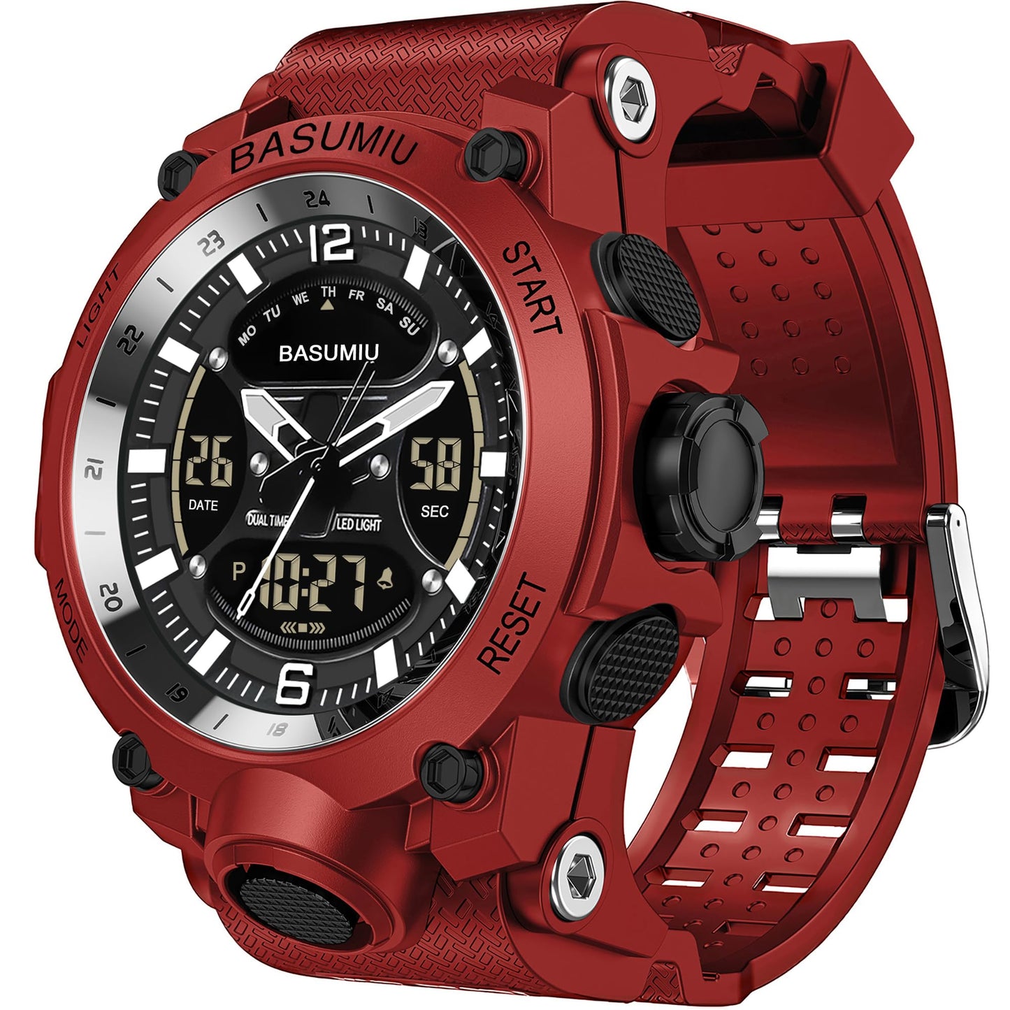HOTGold Military Dive Tactical Digital Man Watches for Men Nice Luxury Waterproof Diver Mens Watches Work Black Sports