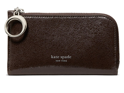 HOTkate spade new york Halo Glazed Leather Small Slim Bifold Wallet