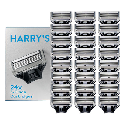 HOTHarry's Original Razor Blades for Men - 14 Count - Premium Razor Blade Refill Cartridges - German Engineered