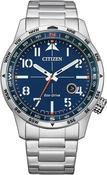 HOTCitizen Men's Eco-Drive Weekender Avion Field Watch