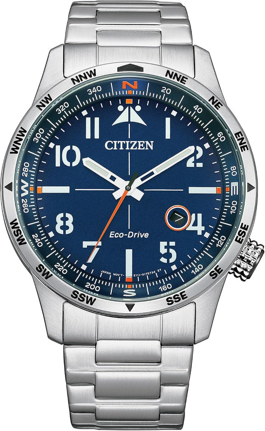 HOTCitizen Men's Eco-Drive Weekender Avion Field Watch