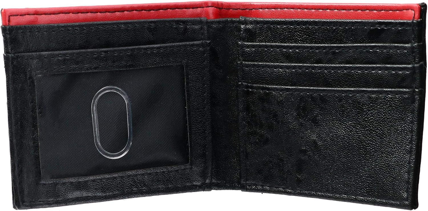 HOTMarvel Deadpool Bi-Fold Boxed Wallet, Red & Black, One Size