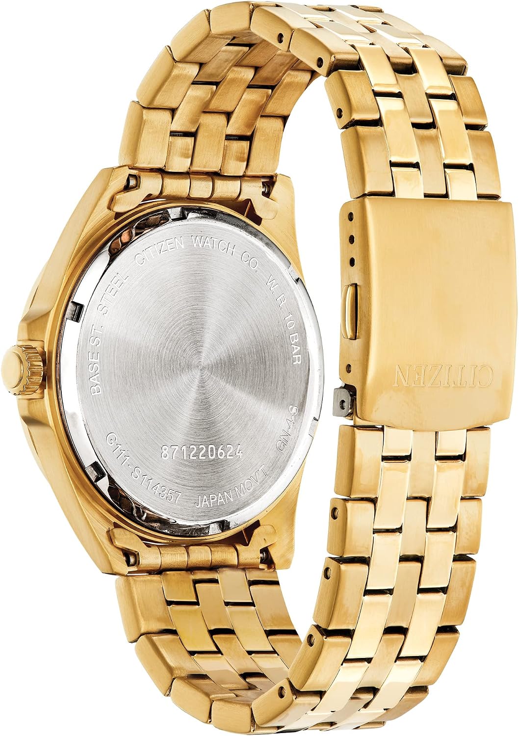 HOTCitizen Quartz Mens Watch, Stainless Steel, Classic