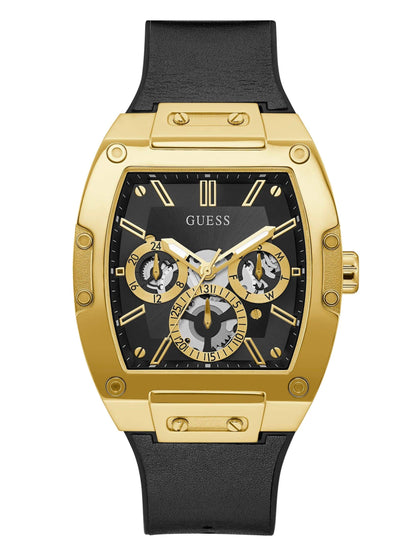HOTGuess Men's GW0G Series| Analog Trend Watch| Polycarbonate Case| Silicone Bracelet | 50M Water Resistance