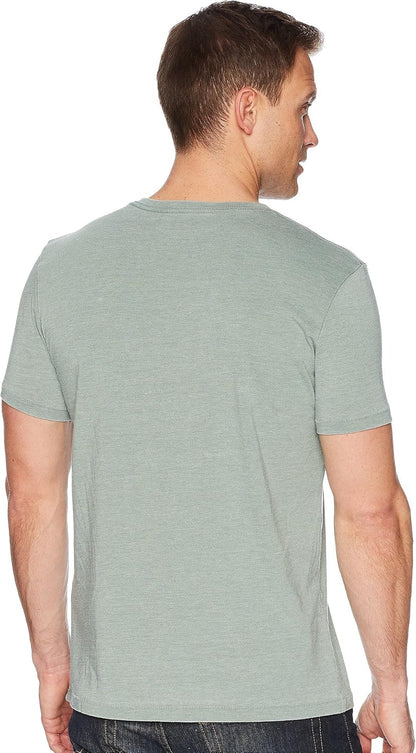 HOTLucky Brand Men's Venice Burnout V Neck Tee