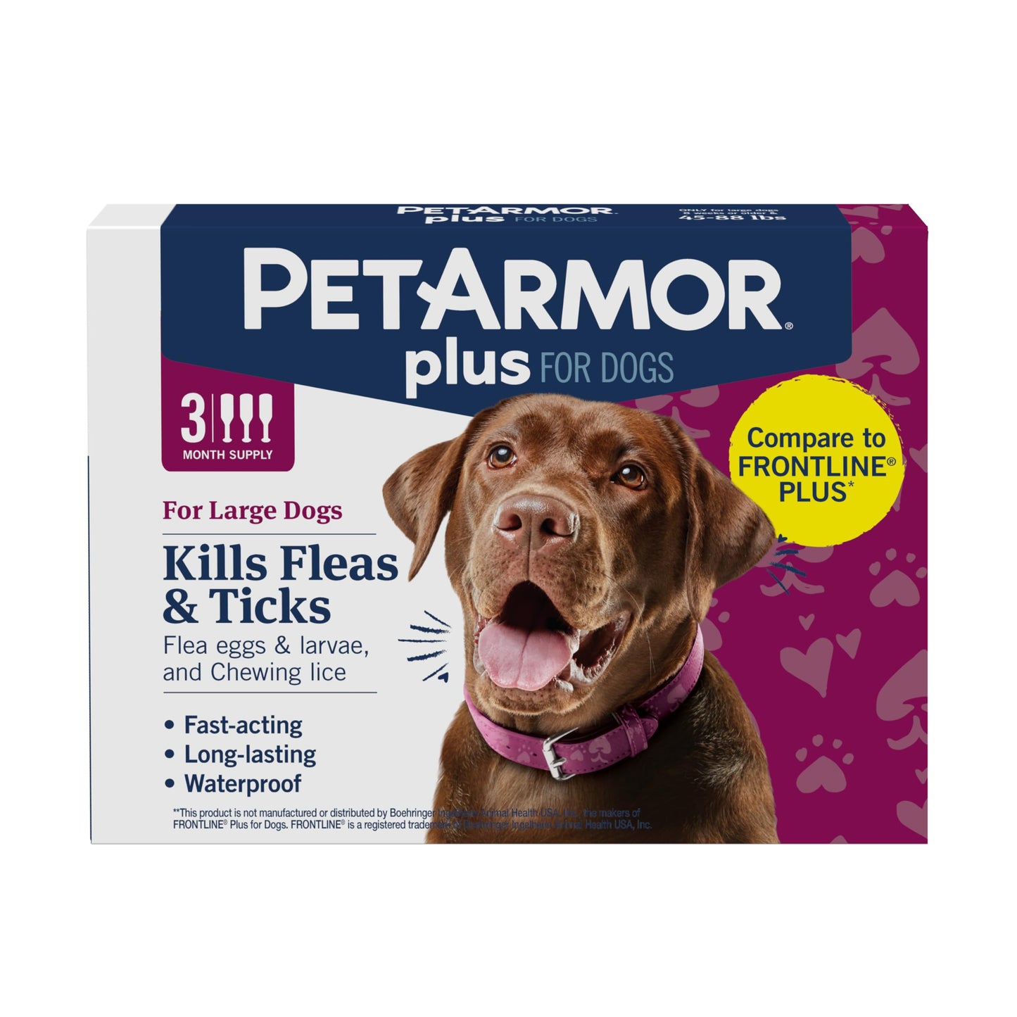 HOTPetArmor Plus Flea and Tick Prevention for Cats over 1.5 lbs, Cat Flea and Tick Treatment, 6 Doses, Waterproof Topical, Fast Acting
