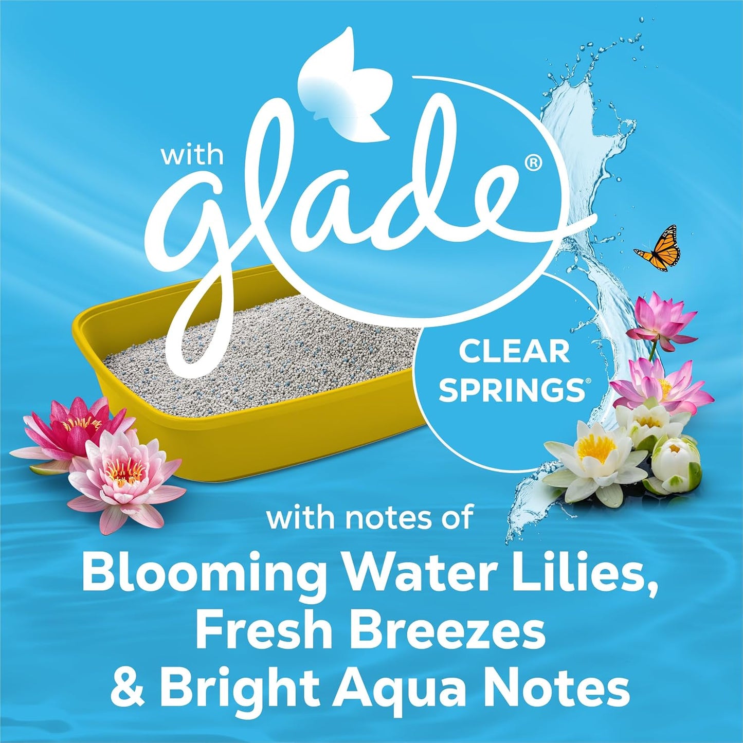 HOTPurina Tidy Cats Clumping Multi Cat Litter, Glade Clear Springs - 16 lb. Bag