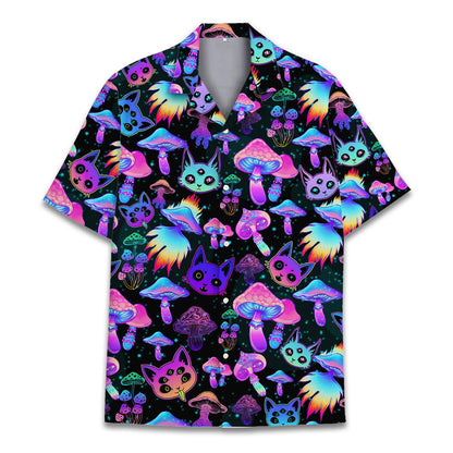 HOTTropical Bigfoot Hawaiian Shirts for Men Women, Sasquatch Summer Beach Button Down Short Sleeve
