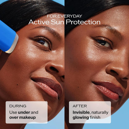 HOTShiseido Clear Sunscreen Stick - Invisible Broad-Spectrum Face Sunscreen - Wear Under & Over Makeup - Lightweight Formula - All Skin Types