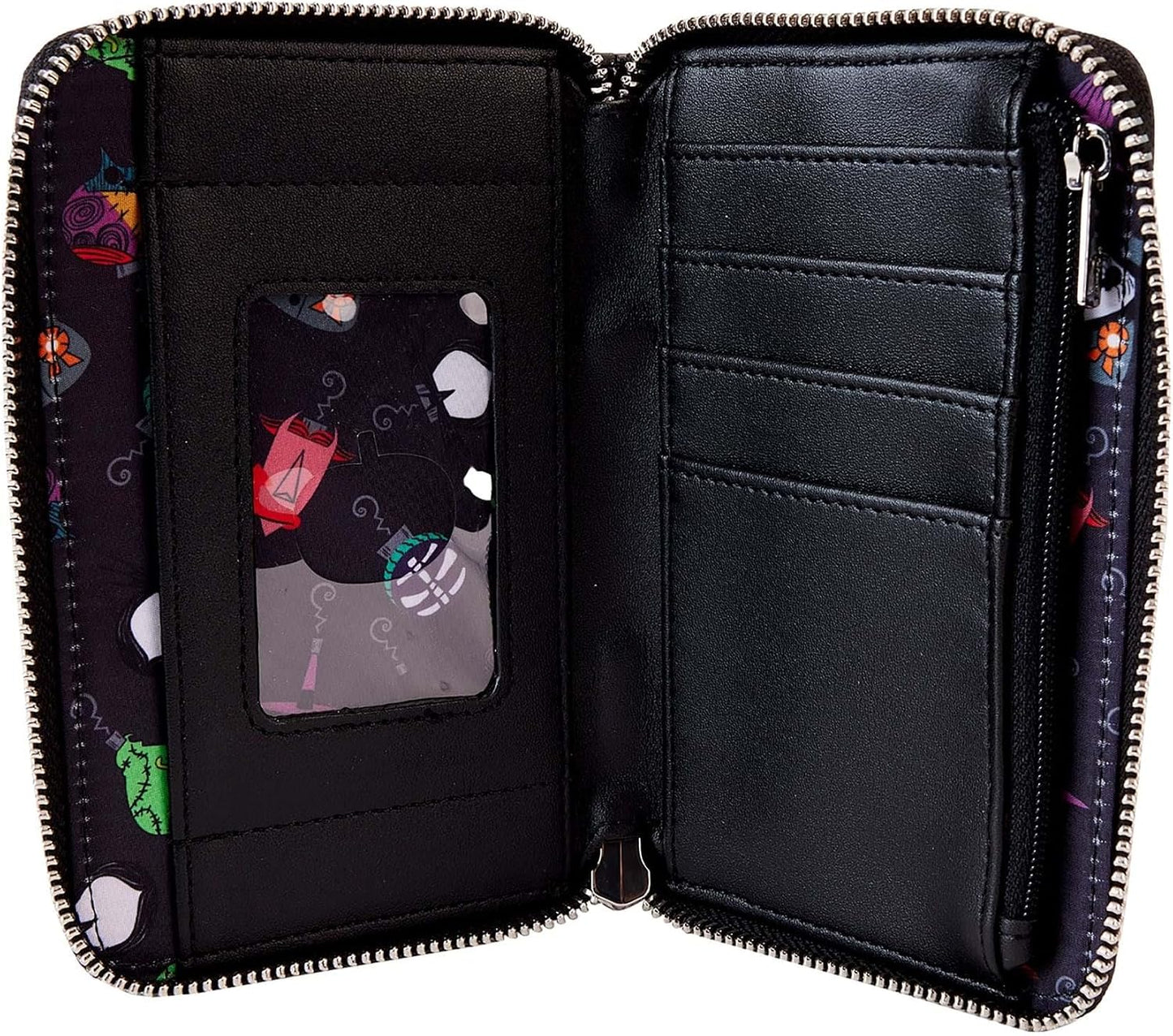 HOTLoungefly Nightmare Before Christmas Tree String Lights Glow Zip Around Wallet