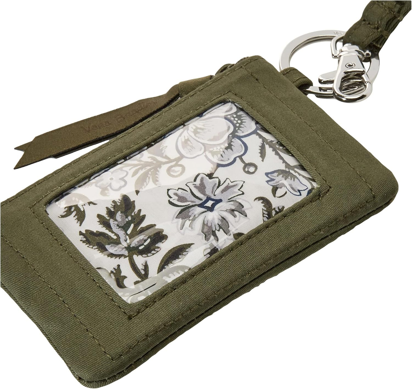 HOTVera Bradley Women's Cotton Zip ID Case and Lanyard Combo