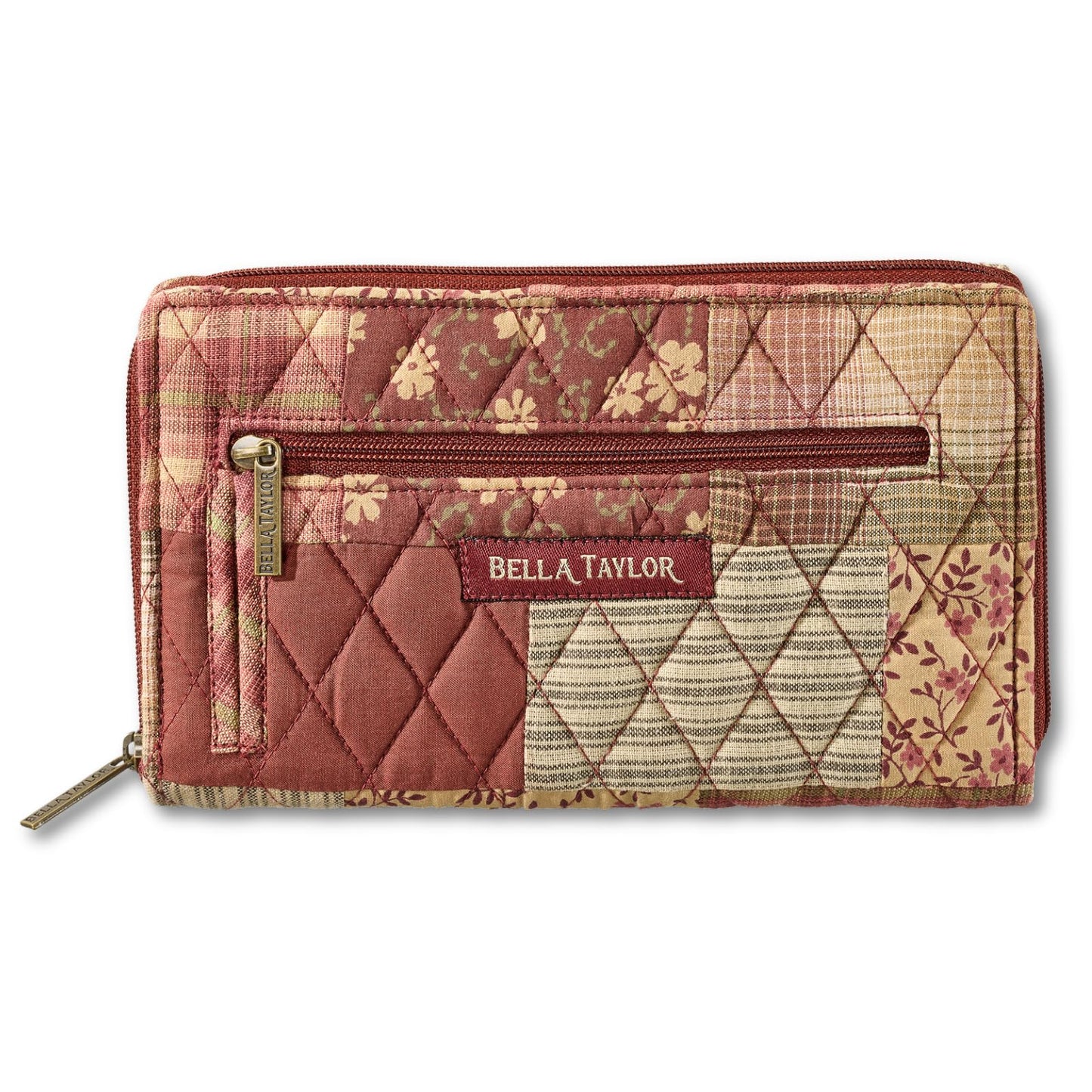 HOTBella Taylor Wrist Strap Wallet, Quilted Wristlet for Women | Lightweight, RFID blocking wristlet wallet, 11 card organizer, 4 cash/receipt slots, secure zipper, holds more, stays slim