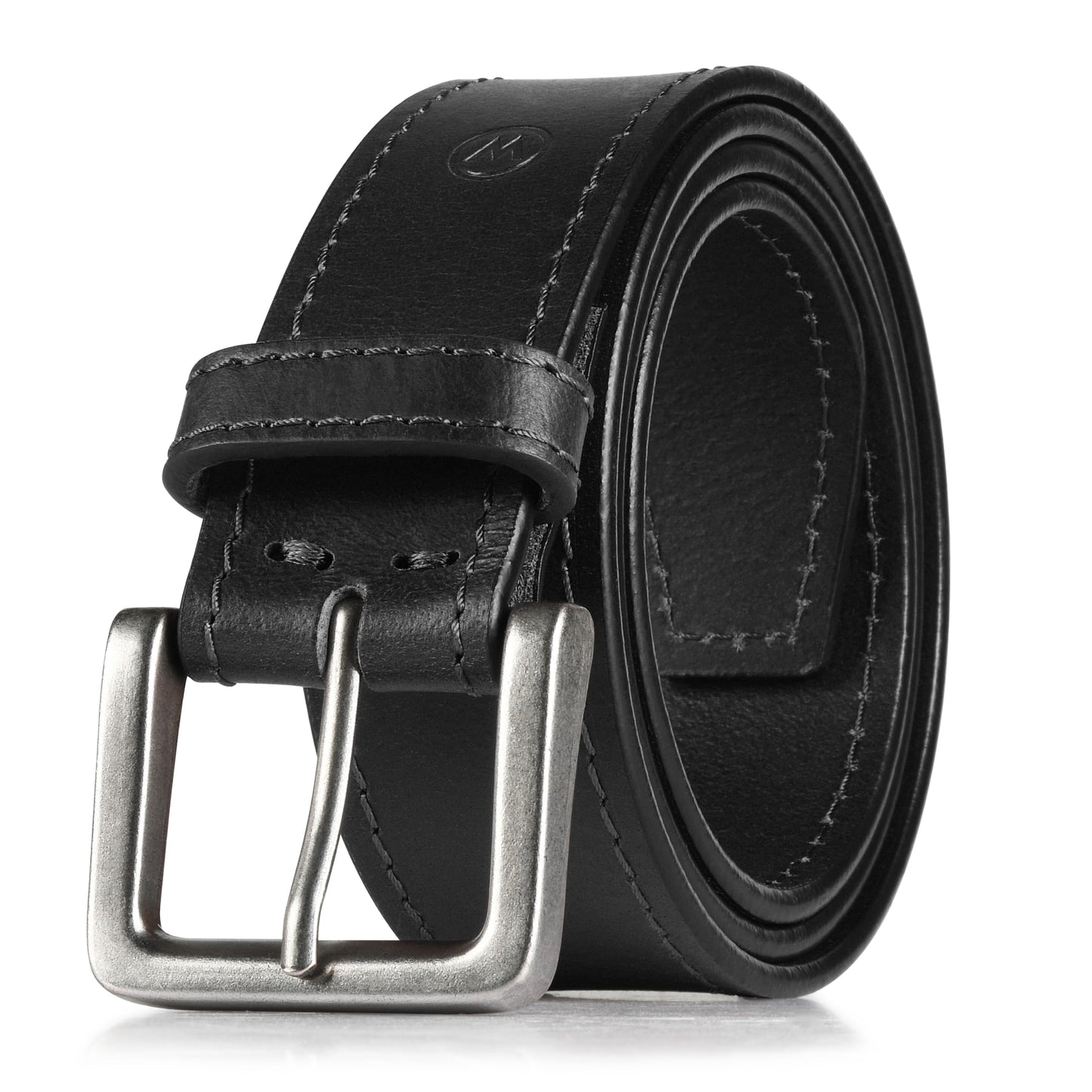 HOTWrangler Men’s Leather Belt, Country Casual Every Day Belt for Jeans