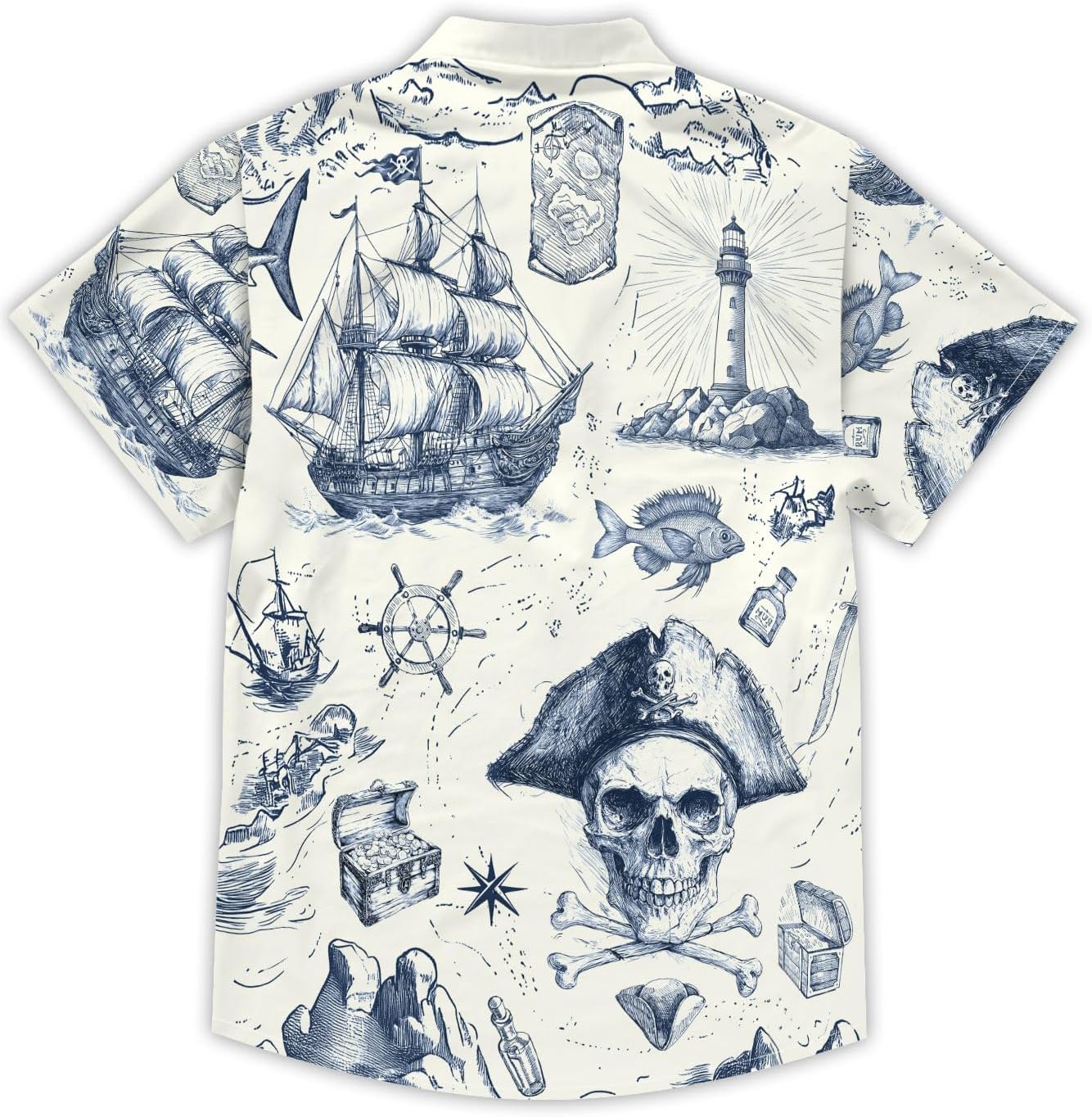 HOTDFZ Funny Hawaiian Shirts for Men Summer Beach Short Sleeve Button Down Shirt Theme Party Shirt