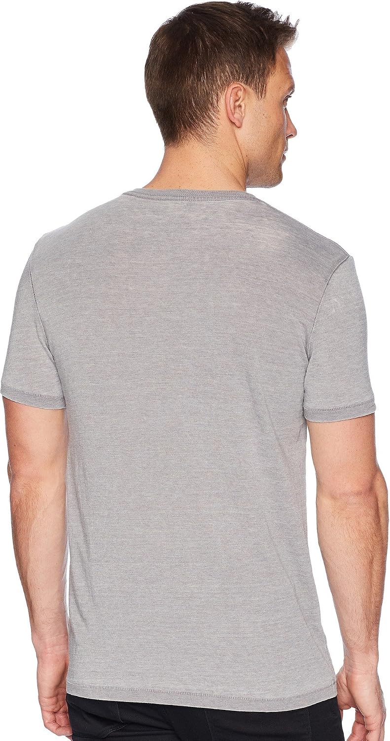HOTLucky Brand Men's Venice Burnout V Neck Tee